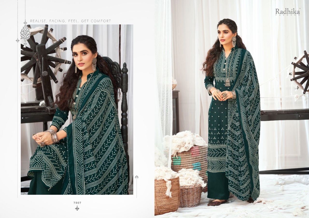 Radhika Sumyra Bandhani Winter Ethnic Wear New Printed Designer Pashmina Collection